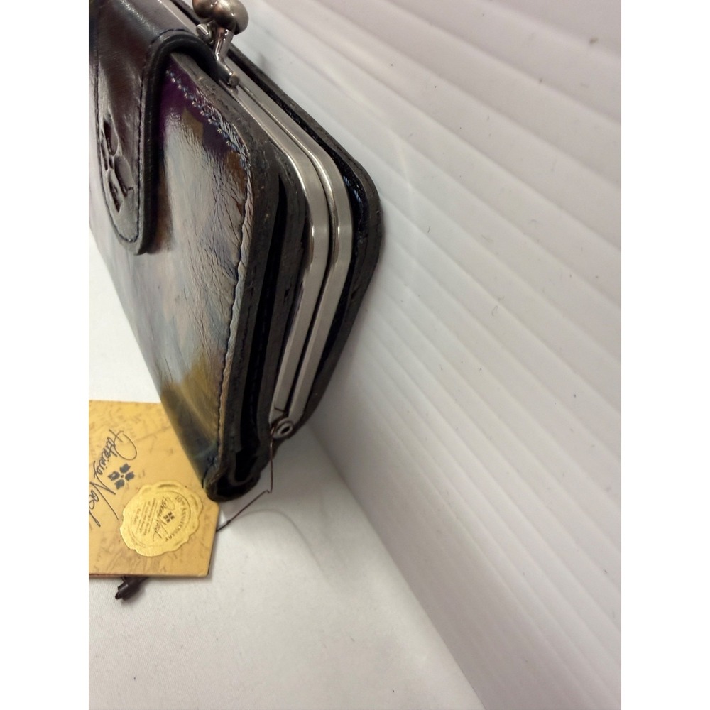 NEW! PATRICIA NASH Iberia PERUVIAN PAINTING   Leather‎ Wallet NWT! RFID - Picture 2 of 9